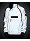 Members Only Space Suit chaqueta plateada reflectante