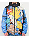 Members Only x Hey Arnold Trippy Black Windbreaker Jacket