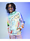 Members Only x Looney Tunes Green Colorblock Hooded Windbreaker Jacket