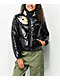 Members Only x Space Jam A New Legacy Hi Shine Black Puffer Jacket - Thumbnail image 1 of 8