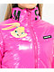 Members Only x Space Jam High Shine Pink Puffer Jacket