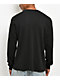Midnight Organic Varsity Good Job Black Thermal Long Sleeve T-Shirt - Thumbnail image 2 of 5