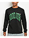 Midnight Organic Varsity Good Job Black Thermal Long Sleeve T-Shirt - Thumbnail image 1 of 5