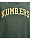 Midnight Organic Varsity Numbers Forest Green T-Shirt  - Thumbnail image 2 of 4