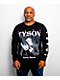 Mike Tyson Rolling Pigeons Black Long Sleeve T-Shirt - Thumbnail image 1 of 5