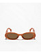 Milky Rust Oval Sunglasses - Thumbnail image 2 of 2