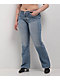 Miss Me Aleah Floral Wing Light Wash Bootcut Jeans - Thumbnail image 6 of 8