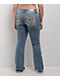Miss Me Aleah Floral Wing Light Wash Bootcut Jeans - Thumbnail image 7 of 8