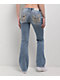 Miss Me Aleah Floral Wing Light Wash Bootcut Jeans - Thumbnail image 2 of 8