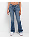 Miss Me Angellica Butterfly Medium Wash Bootcut Jeans - Thumbnail image 1 of 7