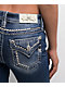 Miss Me Cora Stitched Medium Blue Bootcut Jeans - Thumbnail image 3 of 5