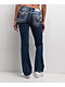 Miss Me Cora Stitched Medium Blue Bootcut Jeans - Thumbnail image 1 of 5