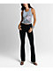 Miss Me Cross Black Wash Bootcut Jeans - Thumbnail image 8 of 13
