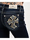 Miss Me Cross Medium Wash Bootcut Jeans - Thumbnail image 5 of 7