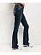 Miss Me Fleur De Lis Light Blue Wash Bootcut Jeans - Thumbnail image 7 of 7