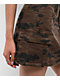 Miss Me Harlee Brown Camo Low Rise Cargo Mini Skirt - Thumbnail image 4 of 6