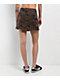 Miss Me Harlee Brown Camo Low Rise Cargo Mini Skirt - Thumbnail image 2 of 6