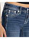 Miss Me Midnight Cross Blue Wash Bootcut Jeans - Thumbnail image 4 of 6