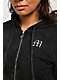 Miss Me Washed Black Crop Zip Hoodie - Thumbnail image 8 of 9
