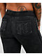 Miss Me Washed Black Flare Sweatpants - Thumbnail image 6 of 9