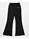 Miss Me Washed Black Flare Sweatpants - Thumbnail image 9 of 9