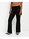 Miss Me Washed Black Flare Sweatpants - Thumbnail image 2 of 9
