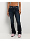 Miss Me Wing Medium Blue Wash Bootcut Jeans - Thumbnail image 2 of 5