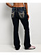 Miss Me Wing Medium Blue Wash Bootcut Jeans - Thumbnail image 1 of 5