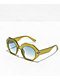 Misty Olive Octagonal Sunglasses - Thumbnail image 1 of 2