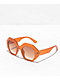 Misty Orange Octagonal Sunglasses - Thumbnail image 1 of 2