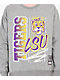 Mitchell & Ness LSU Halftime Grey Crewneck Sweatshirt - Thumbnail image 2 of 3