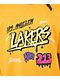 Mitchell & Ness Lakers Slap Sticker Yellow T-Shirt - Thumbnail image 2 of 3