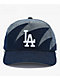 Mitchell & Ness Los Angeles Dodgers Sharktooth Denim Blue Pro Pinch Snapback Hat - Thumbnail image 3 of 4