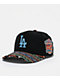 Mitchell & Ness Los Angeles Dodgers Tapped Black Snapback Hat - Thumbnail image 1 of 5