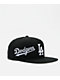 Mitchell & Ness Los Angeles Dodgers Trifecta Black Snapback Hat - Thumbnail image 4 of 4
