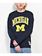 Mitchell & Ness Michigan Arch Logo Navy Long Sleeve T-Shirt - Thumbnail image 1 of 3