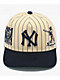 Mitchell & Ness New York Yankees Metro Roots Striped Natural Pro Pinch Snapback Hat - Thumbnail image 3 of 5