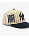 Mitchell & Ness New York Yankees Metro Roots Striped Natural Pro Pinch Snapback Hat - Thumbnail image 4 of 5