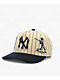Mitchell & Ness New York Yankees Metro Roots Striped Natural Pro Pinch Snapback Hat - Thumbnail image 1 of 5