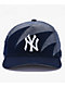 Mitchell & Ness New York Yankees Sharktooth Denim Blue Pro Pinch Snapback Hat - Thumbnail image 3 of 4