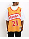 Mitchell & Ness Wilkins Atlanta Hawks Best In Class Yellow & White T-Shirt - Thumbnail image 2 of 4