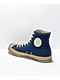 Mitchell & Ness x Hood 1955 Conference Navy & White High Top Shoes