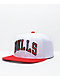 Mitchell & Ness x NBA Bulls White & Red Snapback Hat - Thumbnail image 1 of 4