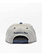 Mitchell & Ness x NBA Chicago Bulls District Grey & Navy Blue Snapback Hat