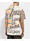 Mitchell & Ness x NBA Jumbotron 2.0 camiseta blanca, amarilla y morada