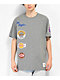Mitchell & Ness x NBA Lakers Patch Grey T-Shirt - Thumbnail image 1 of 6