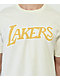 Mitchell & Ness x NBA Lakers Sandman Cream T-Shirt