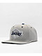 Mitchell & Ness x NBA Los Angeles Lakers District Grey & Navy Blue Snapback Hat