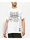 Mitchell & Ness x NBA Trail Blazers Doodle White T-Shirt  - Thumbnail image 1 of 3