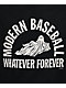 Modern Baseball Whatever Forever Black T-Shirt - Thumbnail image 2 of 2
